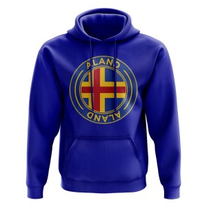 Aland Football Badge Hoodie (Blue)