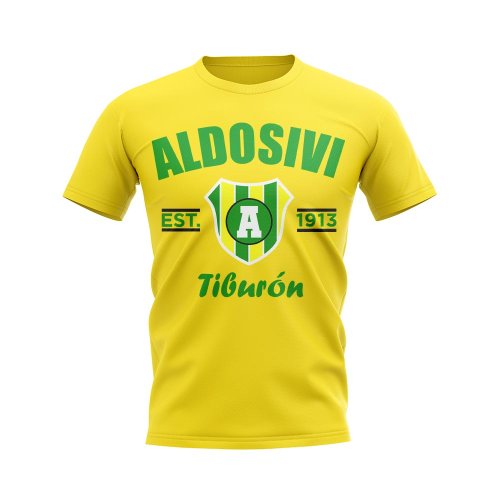 Aldosivi Established Football T-Shirt (Yellow)