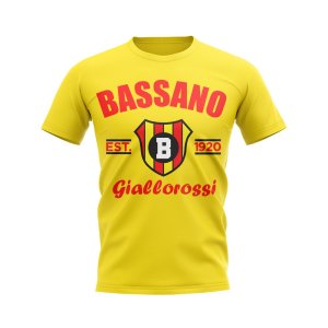 Bassano Virtus Established Football T-Shirt (Yellow)