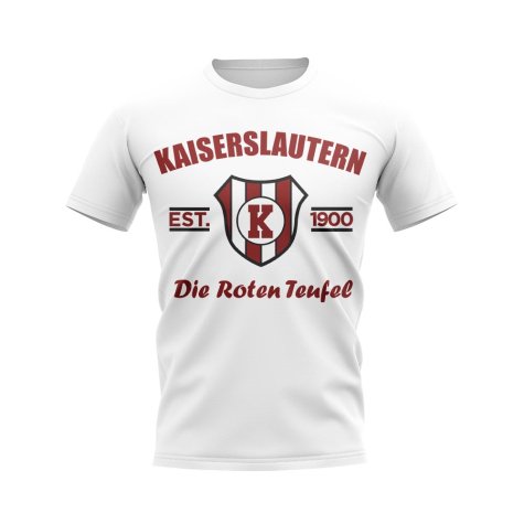 Kaiserslautern Established Football T-Shirt (White)