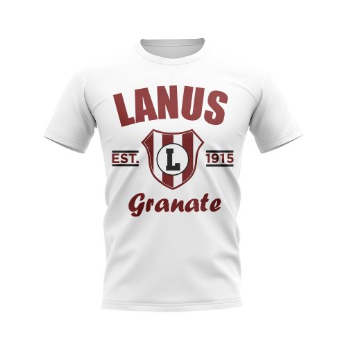 Lanus Established Football T-Shirt (White)