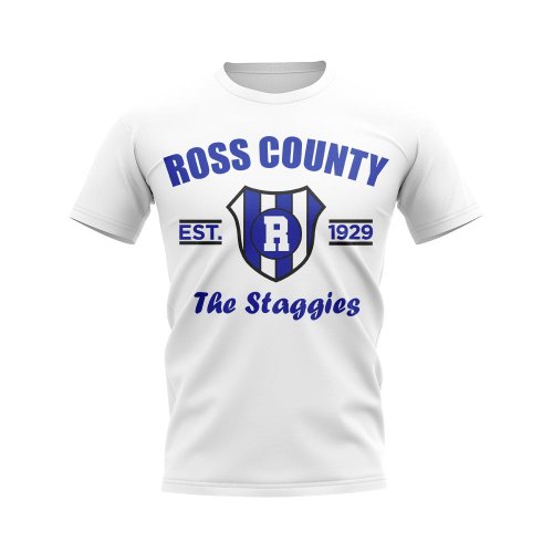 Ross County Established Football T-Shirt (White)