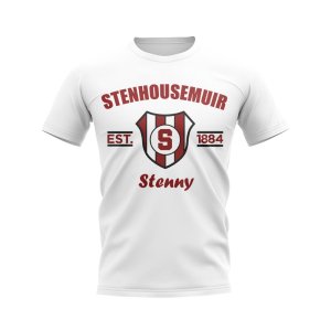 Stenhousemuir Established Football T-Shirt (White)