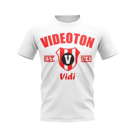 Videoton Established Football T-Shirt (White)