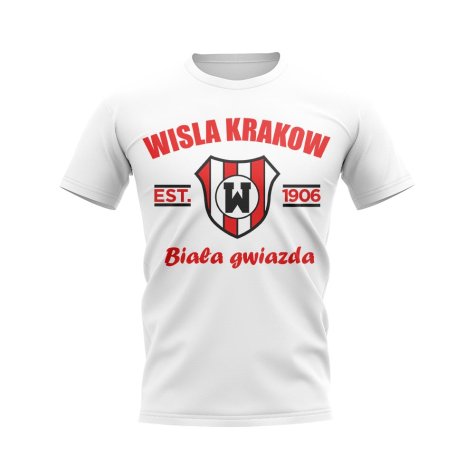 Wisla Krakow Established Football T-Shirt (White)