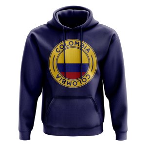 Colombia Football Badge Hoodie (Navy)