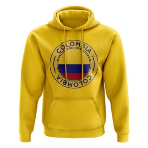 Colombia Football Badge Hoodie (Yellow)