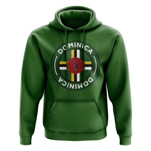 Dominica Football Badge Hoodie (Green)