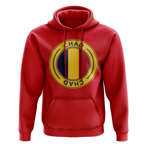 Chad Football Badge Hoodie (Red)