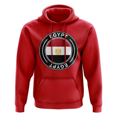 Egypt Football Badge Hoodie (Red)