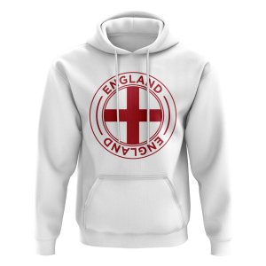 England Football Badge Hoodie (White)