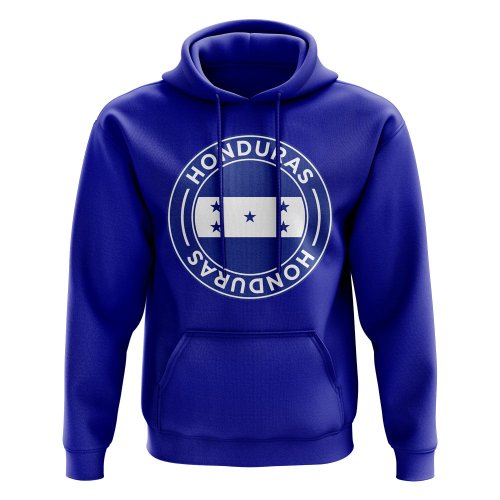 Honduras Football Badge Hoodie (Royal)