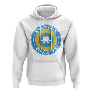 Kalmykia Football Badge Hoodie (White) Kalmykia Football Badge Hoodie (White)