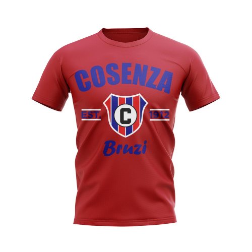 Cosenza Established Football T-Shirt (Red)