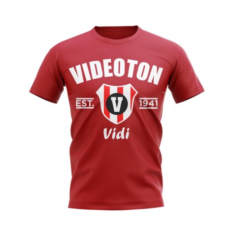 Videoton Established Football T-Shirt (Red)