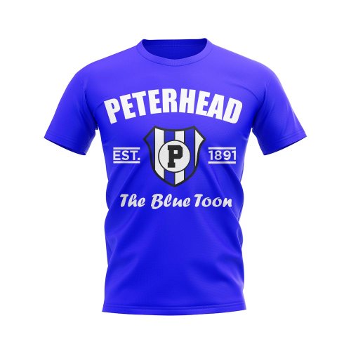 Peterhead Established Football T-Shirt (Royal)