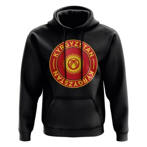 Kyrgyzstan Football Badge Hoodie (Black) Kyrgyzstan Football Badge Hoodie (Black)