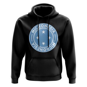 Micronesia Football Badge Hoodie (Black)