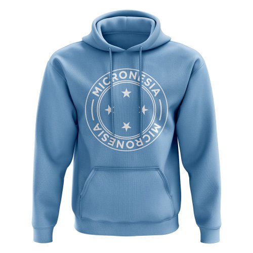 Micronesia Football Badge Hoodie (Sky)