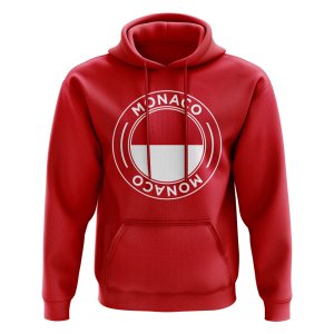 Monaco Football Badge Hoodie (Red)