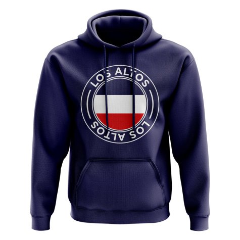 Los Altos Football Badge Hoodie (Navy)