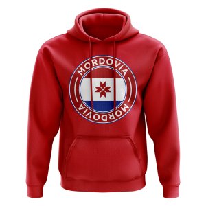 Mordovia Football Badge Hoodie (Red) Mordovia Football Badge Hoodie (Red)