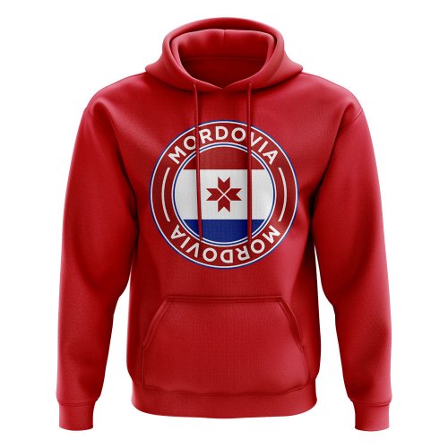 Mordovia Football Badge Hoodie (Red)