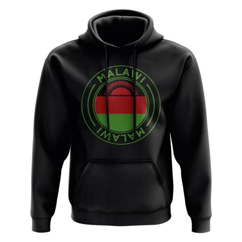 Malawi Football Badge Hoodie (Black)