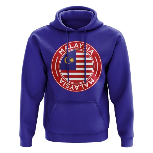 Malaysia Football Badge Hoodie (Royal)