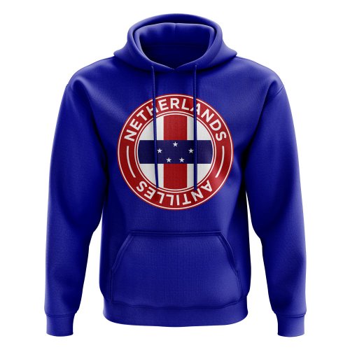 Netherlands Antilles Football Badge Hoodie (Royal)