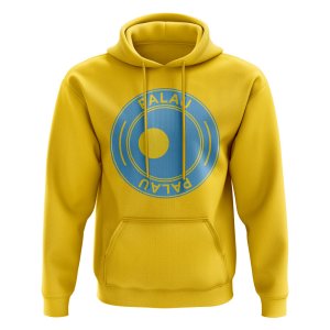 Palau Football Badge Hoodie (Yellow)