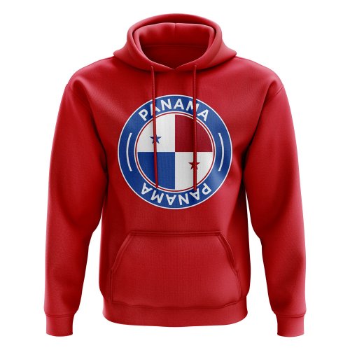 Panama Football Badge Hoodie (Red)