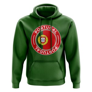 Portugal Football Badge Hoodie (Green) Portugal Football Badge Hoodie (Green)