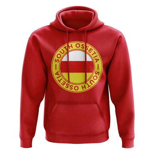 South Ossetia Football Badge Hoodie (Red)