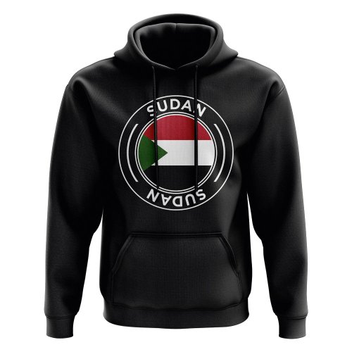 Sudan Football Badge Hoodie (Black)