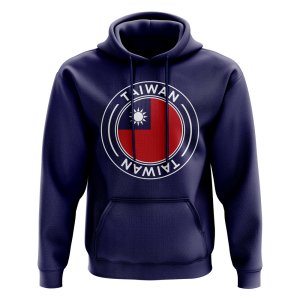 Taiwan Football Badge Hoodie (Navy)