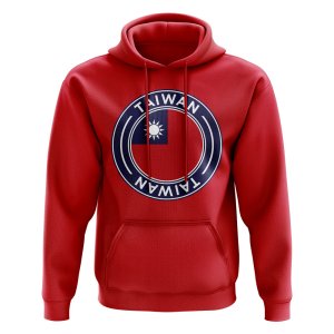 Taiwan Football Badge Hoodie (Red)