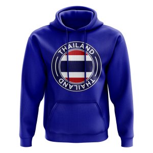 Thailand Football Badge Hoodie (Royal)