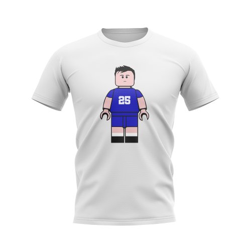 Gianfranco Zola Chelsea Brick Footballer T-Shirt (White)