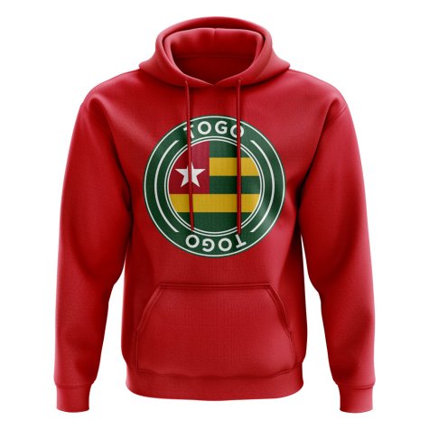 Togo Football Badge Hoodie (Red)