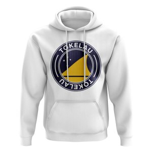 Tokelau Football Badge Hoodie (White)