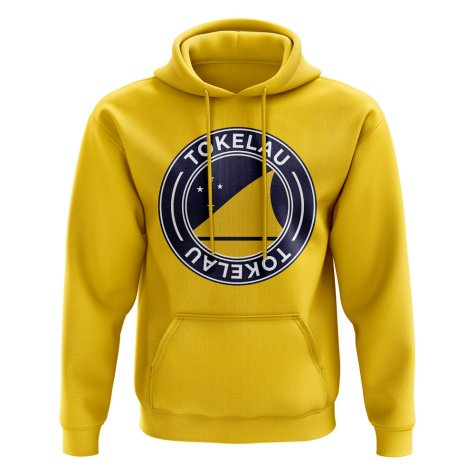 Tokelau Football Badge Hoodie (Yellow)