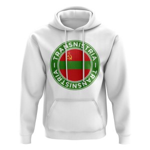 Transnistria Football Badge Hoodie (White)