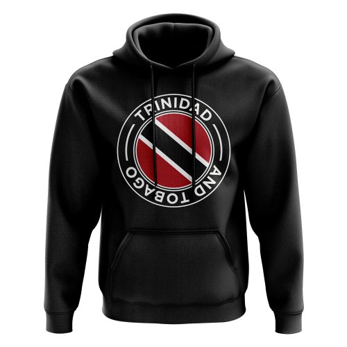 Trinidad and Tobago Football Badge Hoodie (Black)