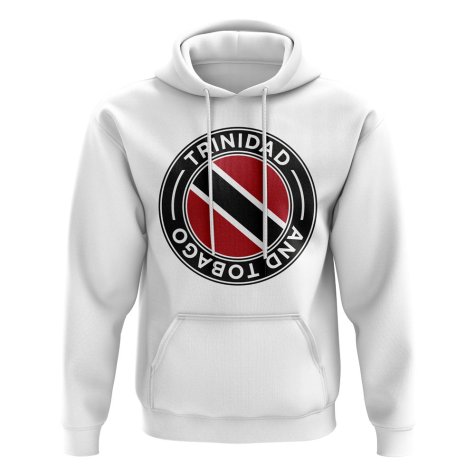 Trinidad and Tobago Football Badge Hoodie (White)