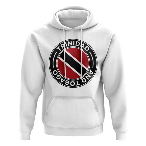 Trinidad and Tobago Football Badge Hoodie (White)