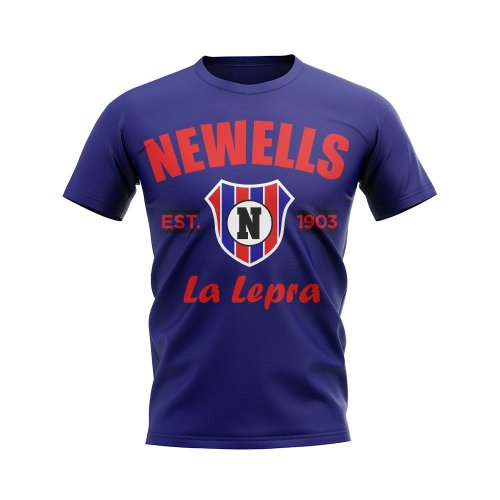 Newells Old Boys Established Football T-Shirt (Navy)