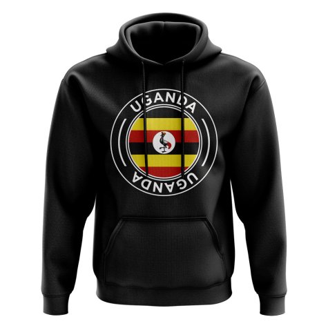 Uganda Football Badge Hoodie (Black)