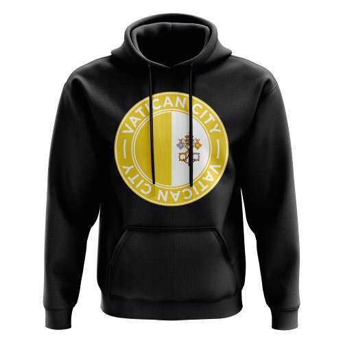 Vatican City Football Badge Hoodie (Black)