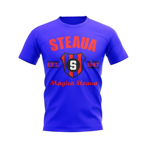 Steaua Bucharest Established Football T-Shirt (Royal)